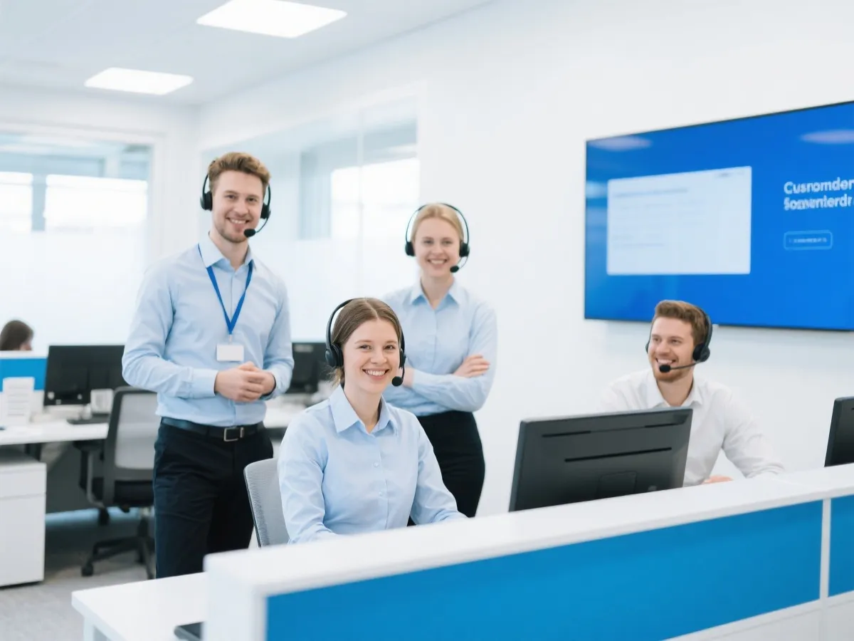 客服与商务支持示意图